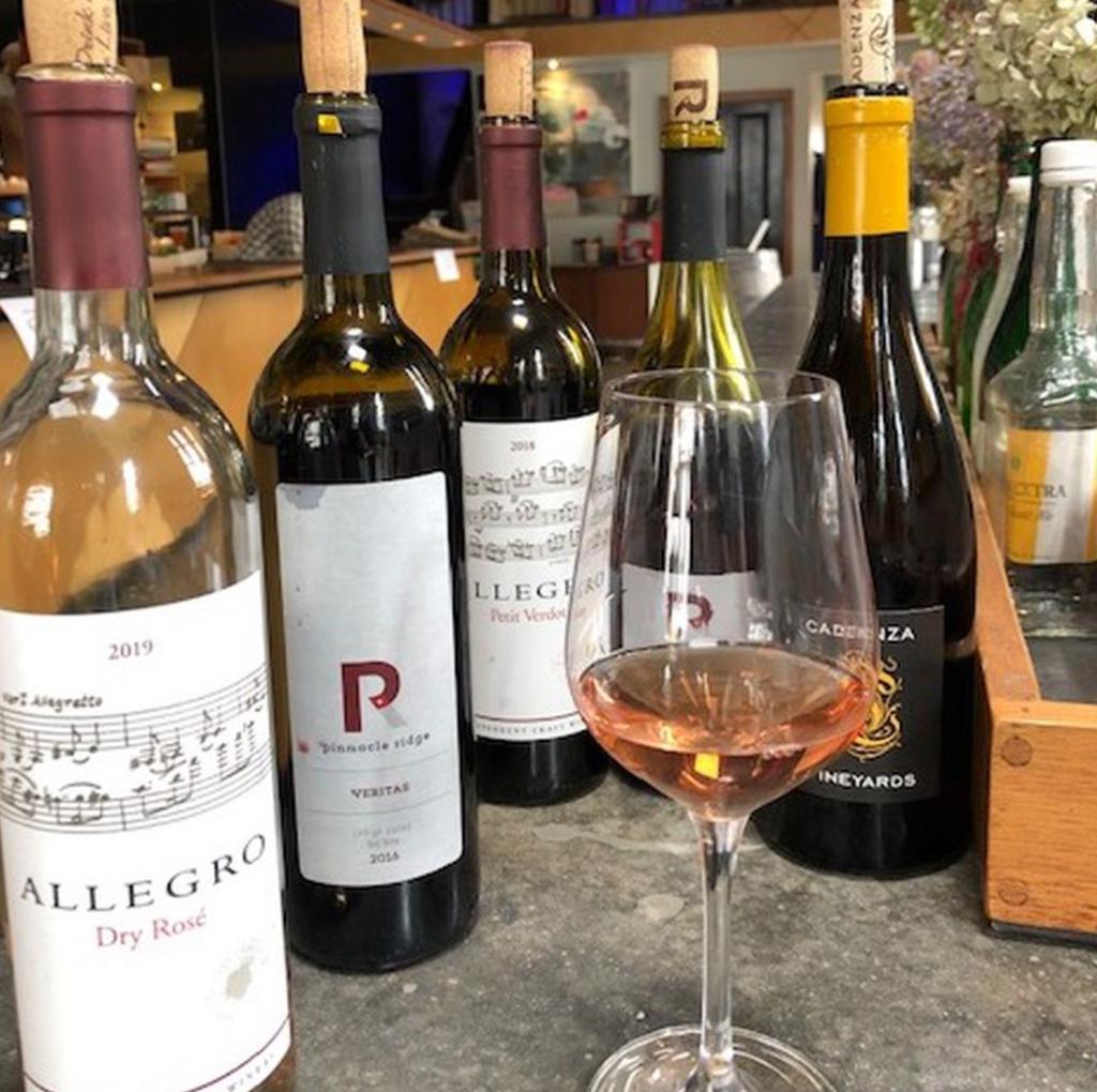 Private seated Wine and Chocolate tasting for eight guests at Allegro Winery (Brogue, PA)