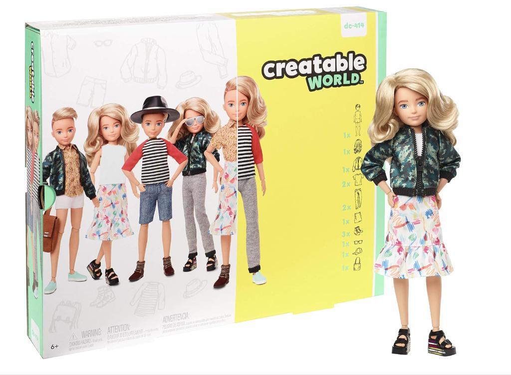 Creatable World Deluxe Character Kit Customizable Dolls (4 Kits)