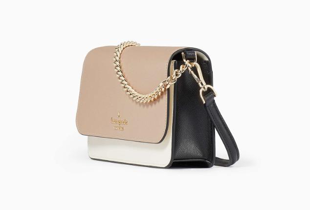 Kate Spade Madison Small Flap Crossbody Convertible Colorblock Saffia