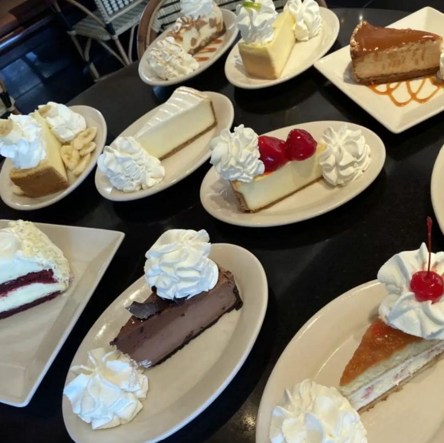 Two $50 gift cards from The Cheesecake Factory