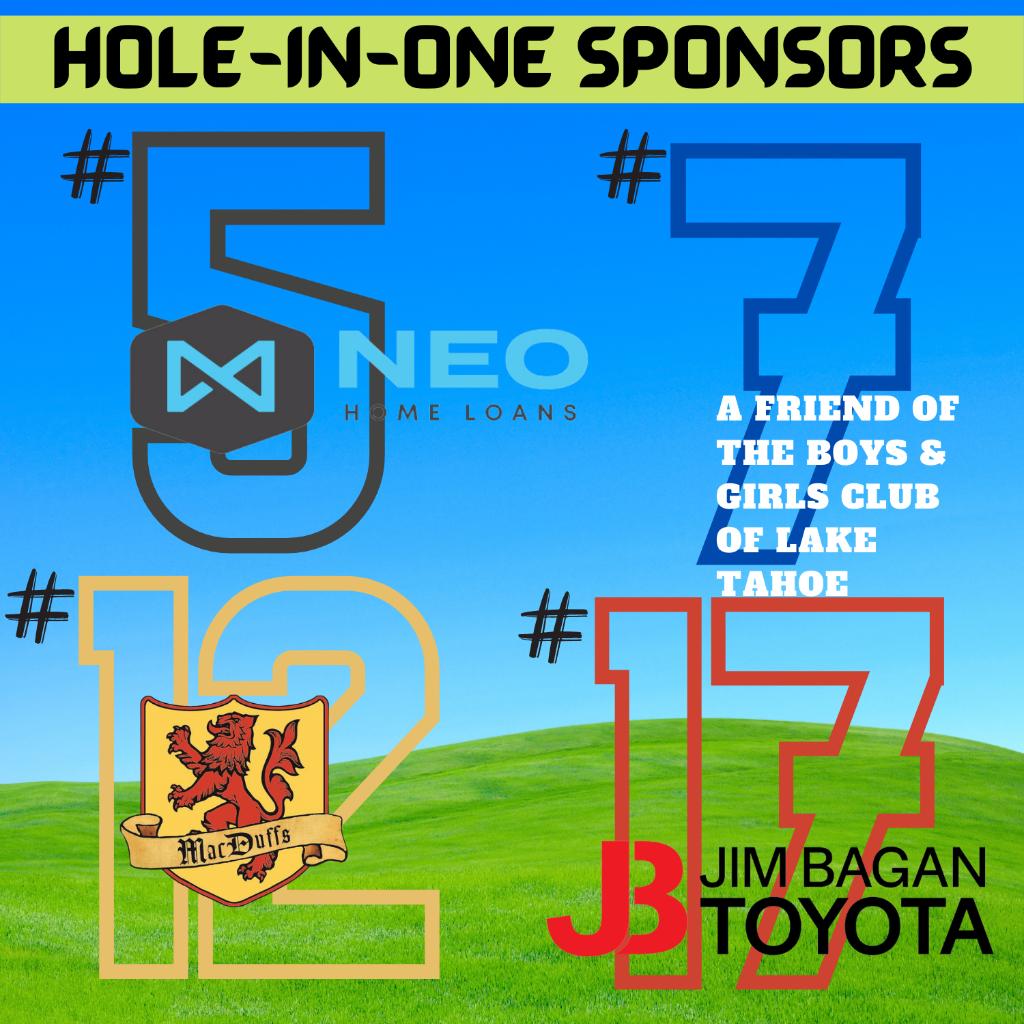 Hole-In-One Sponsors