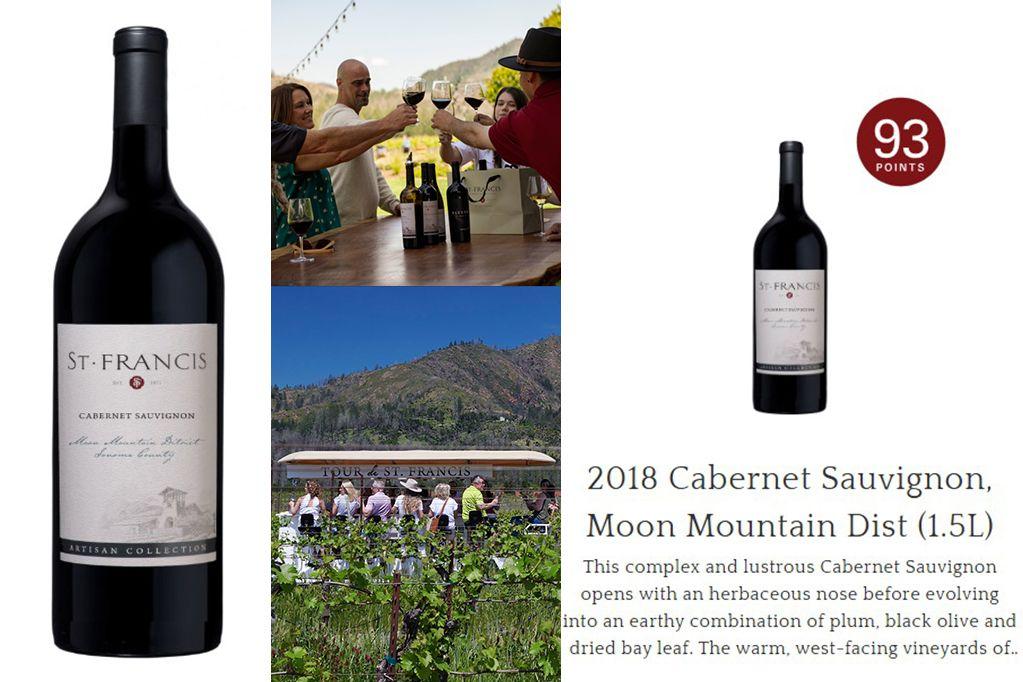 St. Francis Winery 2018 Cabernet Sauvignon, Moon Mou...