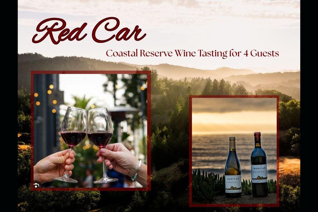 Red Car Vineyards wine tasting for four!