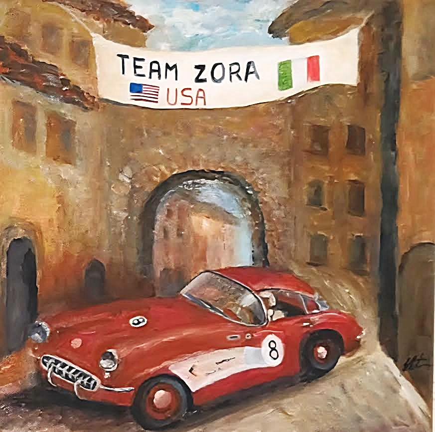 Team Zora 1957 Fuelie Corvette