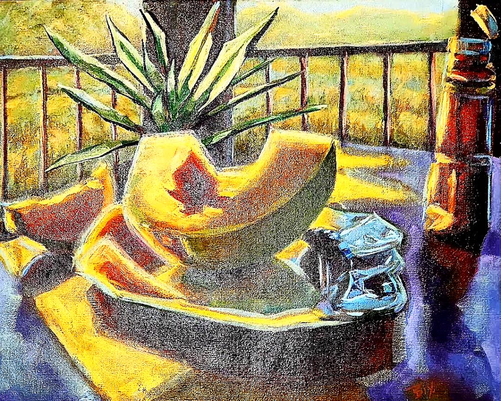 Cantaloupe, Ruby Red Grapefruit, Agave & Tajin