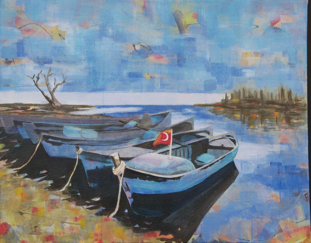Boats in Blue