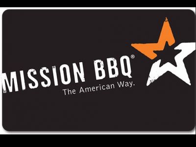 $100 Gift Card and some Mission BBQ Swag