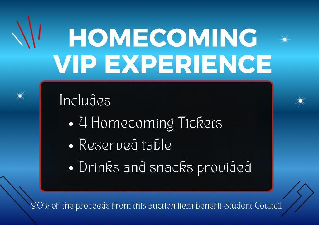 Homecoming 2026 VIP Experience