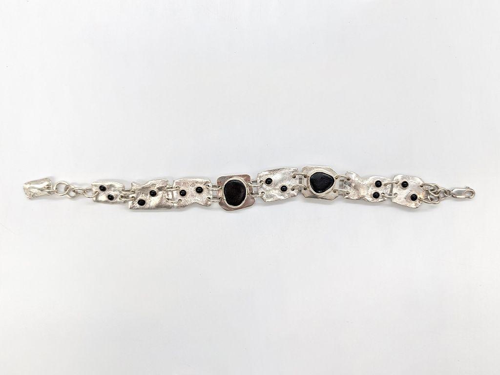 ''River Rock & Onyx Bracelet'' by Judy Lee Carpe...