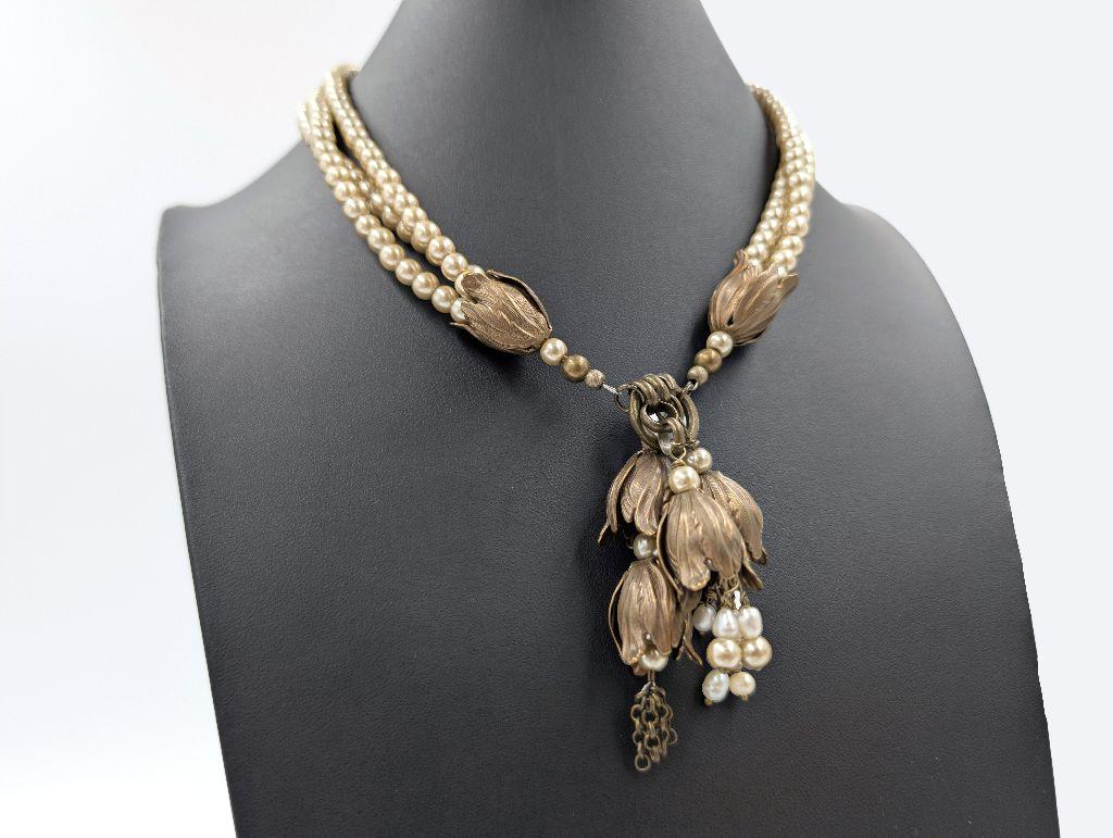 ''Antique Faux Pearl Necklace'' by Janalee Robison