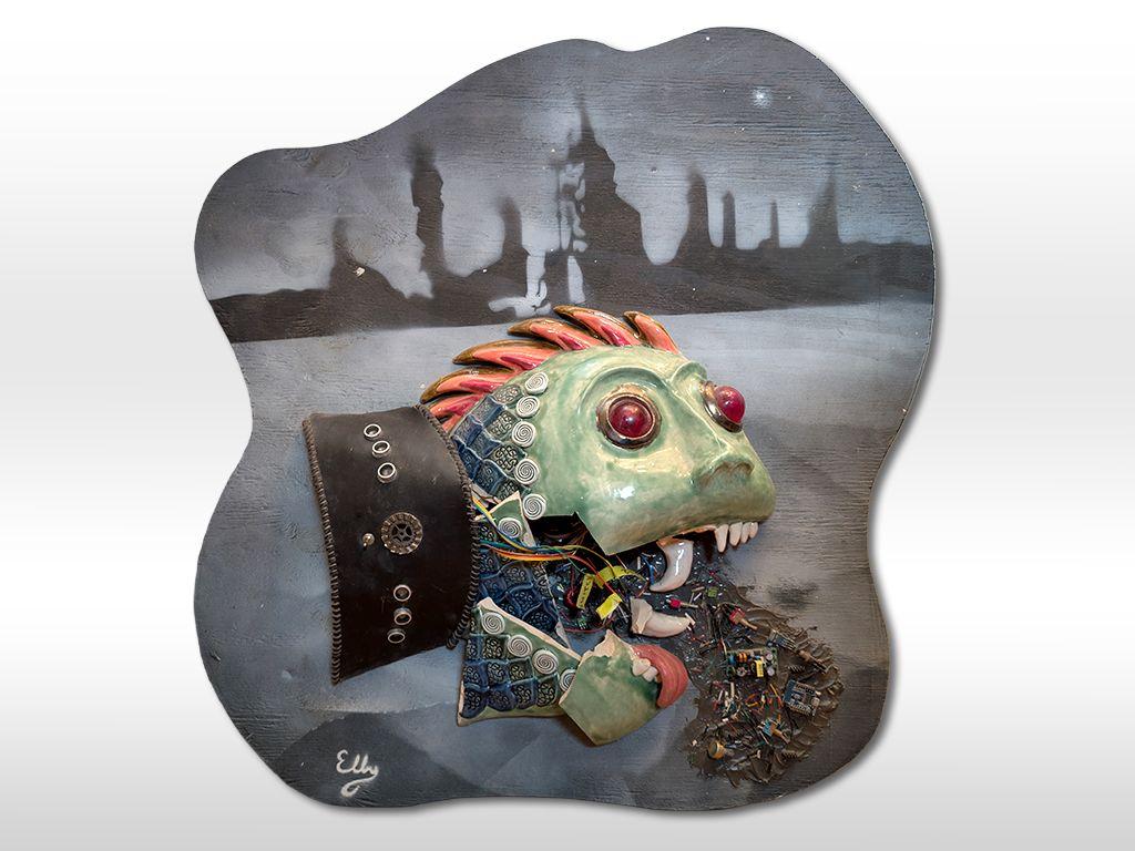 ''Puck in Pieces'' by Elby Mann