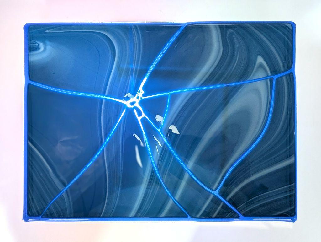 ''Shattered Glass Tray'' by Vira Dobbins