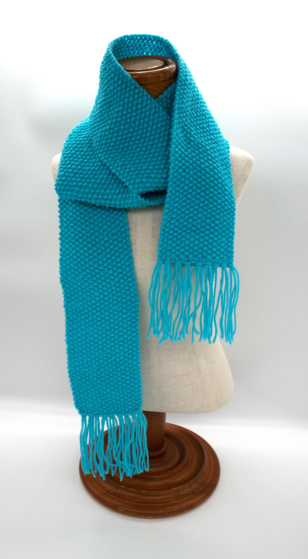 ''Turquoise'' scarf by June Hegedus