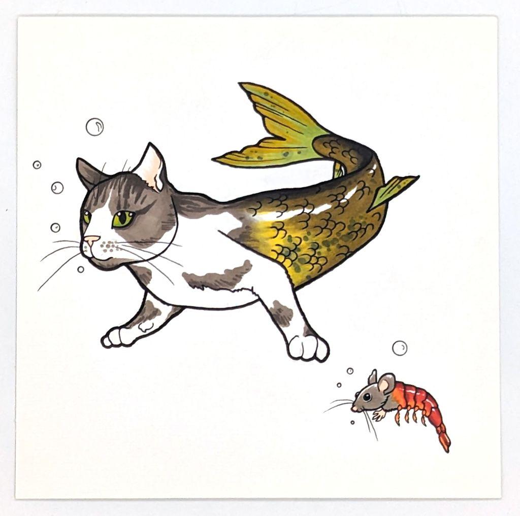 ''Catfish'' Illustration by Hugh Deaver