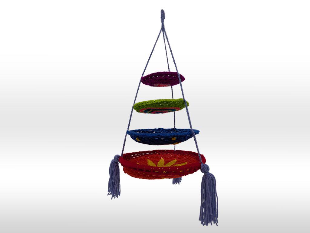 ''Crocheted Hanging Basket'' by Gina Gallina