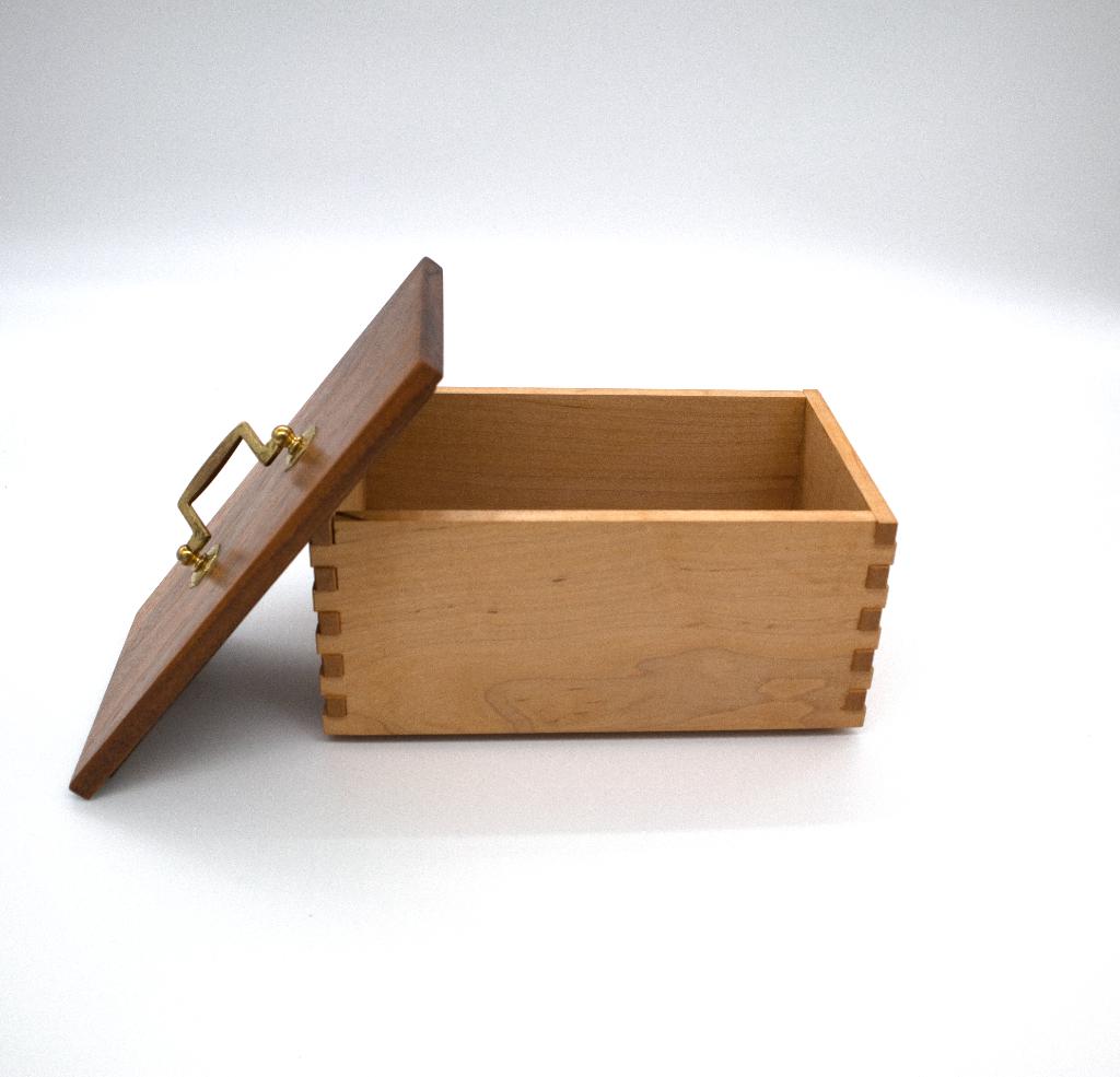 Walnut and Maple Box by Doug Stowe