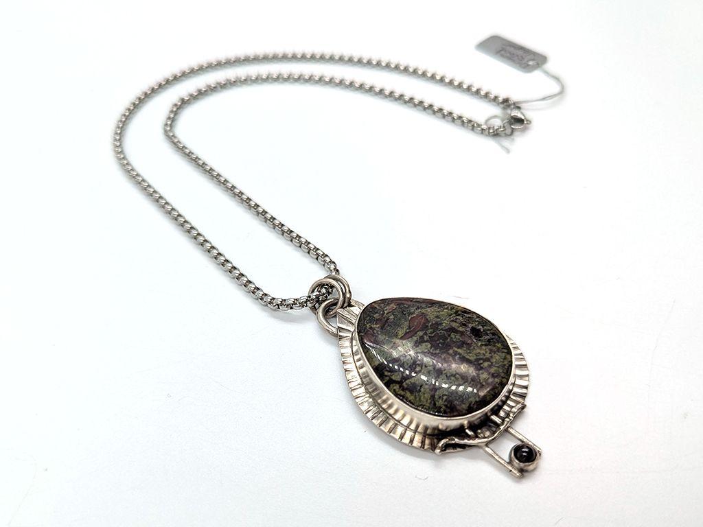''Dragon's Blood Jasper Pendant'' by Emily Hartley