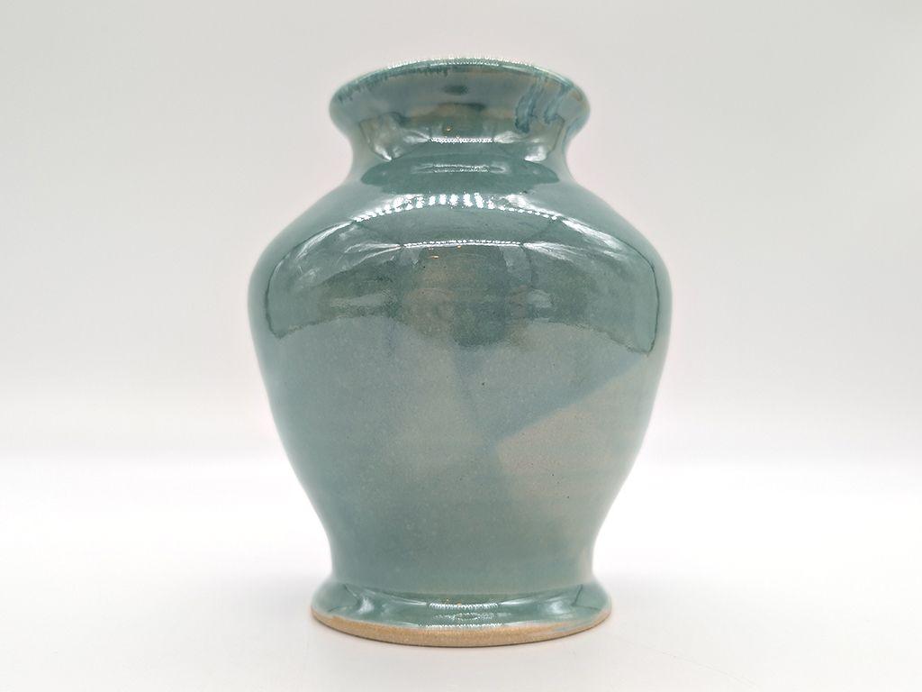 ''High-fired Celadon Vase'' by Terry Russell