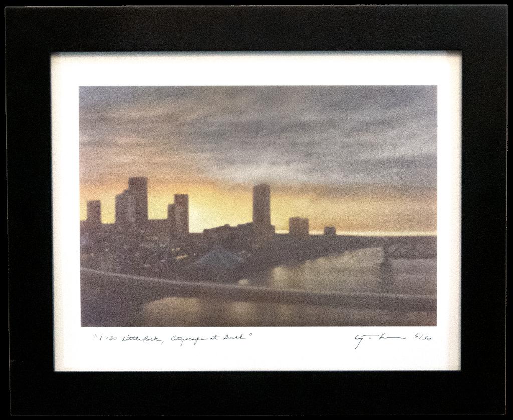 ''I-30 Little Rock, Cityscape at Dusk'' by Cynthia K...