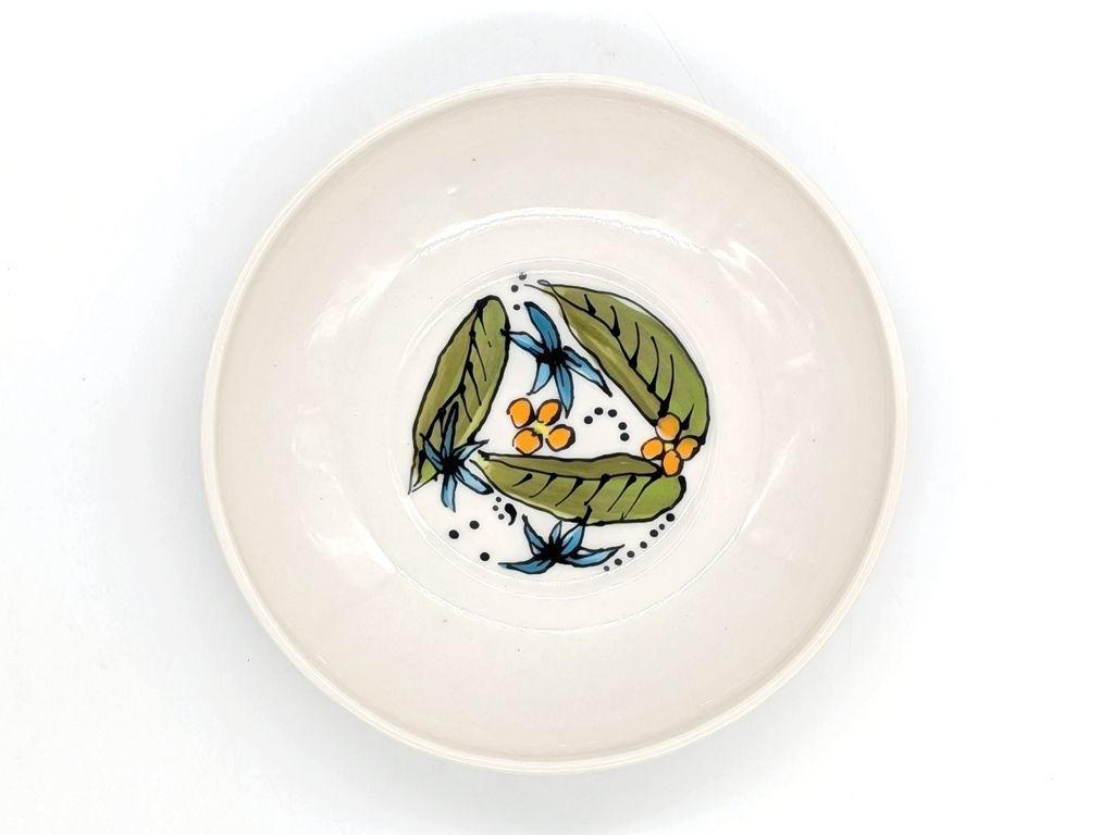 ''Floral Porcelain Bowl'' by Beth Rosenkoetter and K...