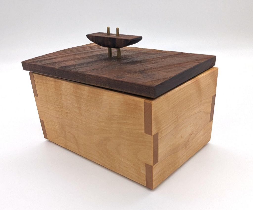 Maple and Walnut Box by Doug Stowe
