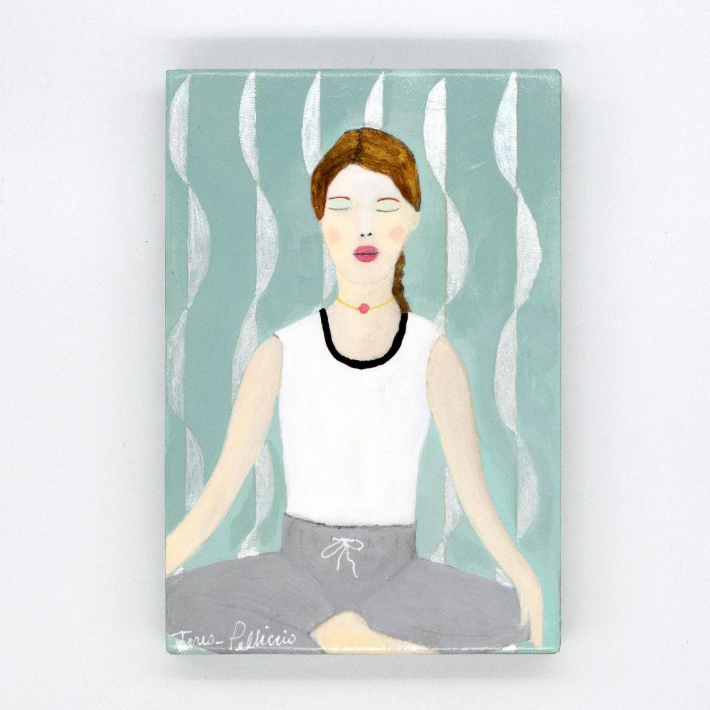 ''Cultivate Peace #3'' original painting by Teresa P...