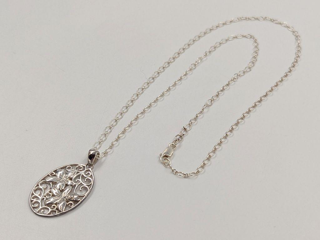 ''Sterling Flower Necklace'' from Magee Jewelry
