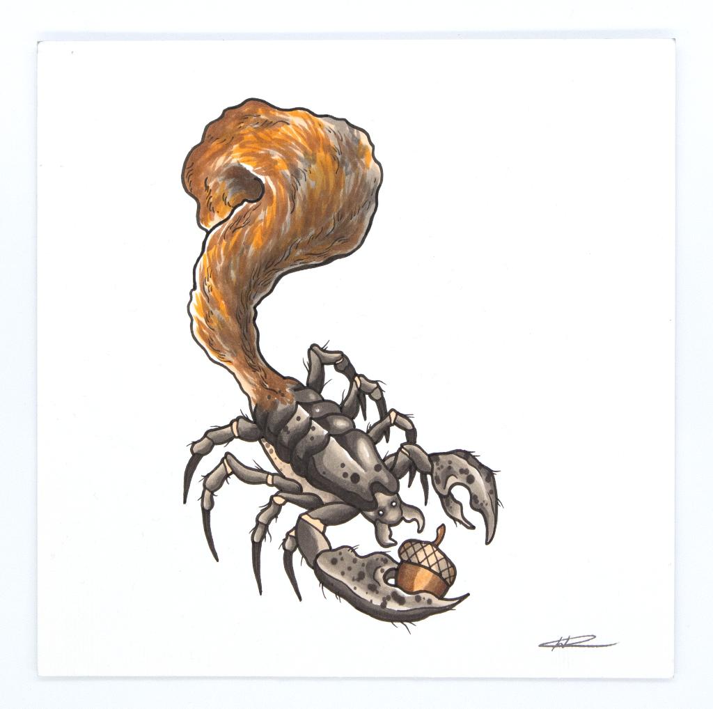 ''Moe'' original illustration by Hugh Deaver
