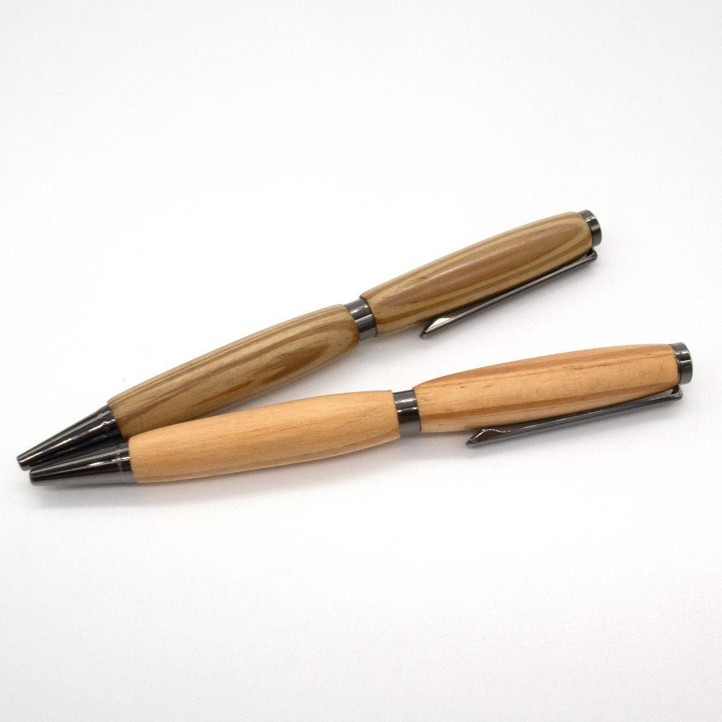 Hand Turned Pens from Beaver Bridge Wood by Darla Gr...