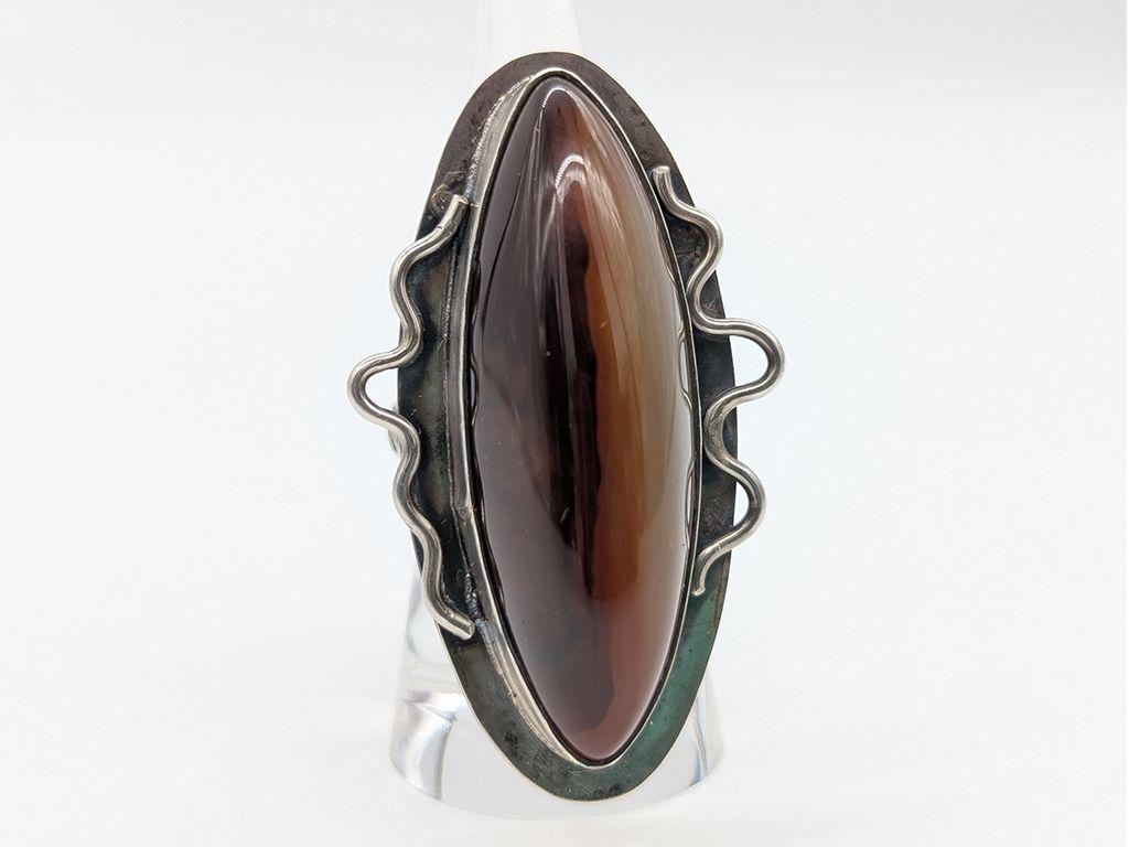 ''Fire Agate Statement Ring'' by Emily Hartley