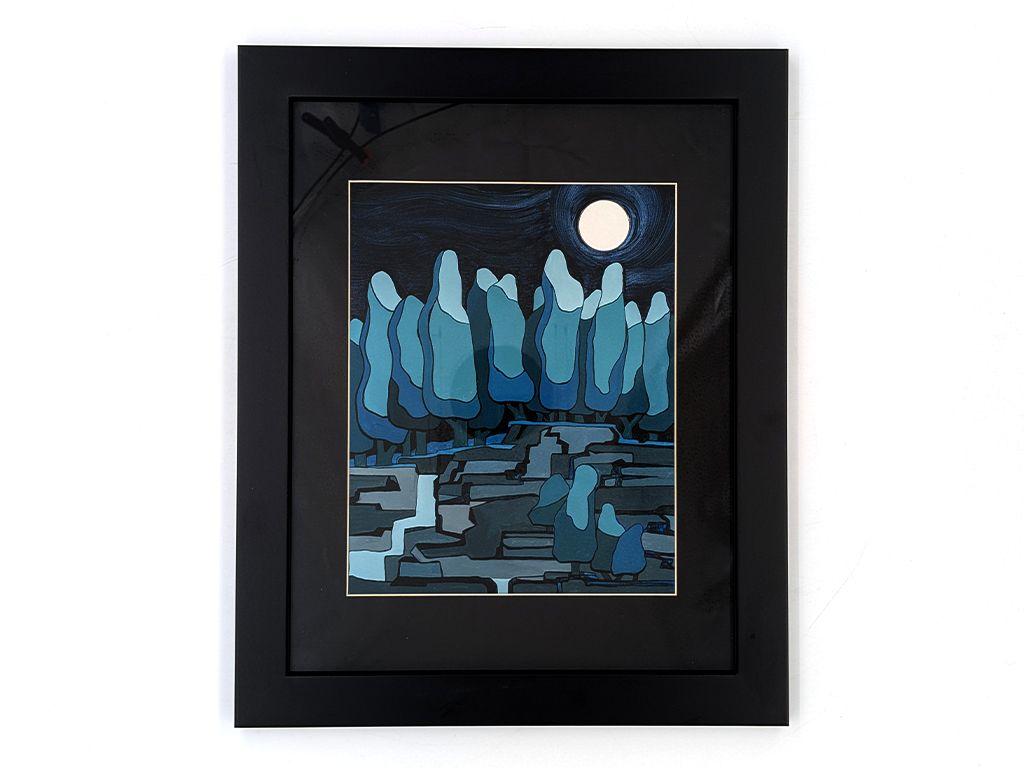 ''Full Moon in the Ozark Woods'' by Denise Marta-Bir...