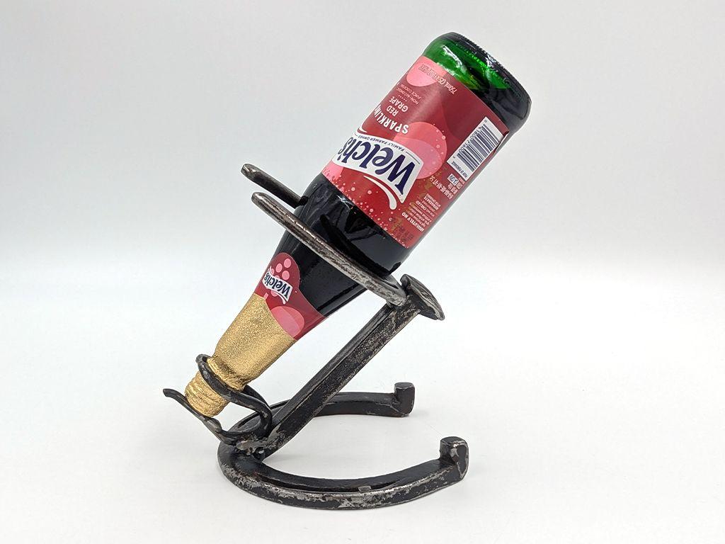 ''Iron Wine Bottle Holder'' by Cheryl Rutledge