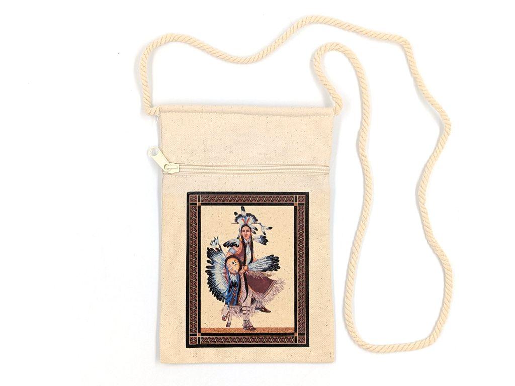 ''Powwow Wow'' Canvas Bag by Zeek Taylor