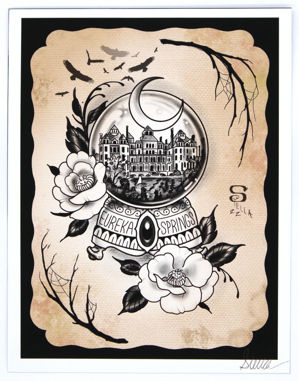 ''Crescent Snow Globe''