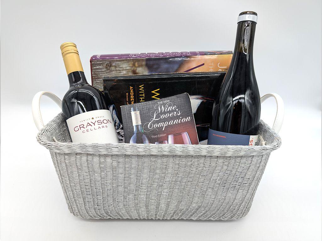 ''Wine Lovers Basket'' donated by Mary Springer