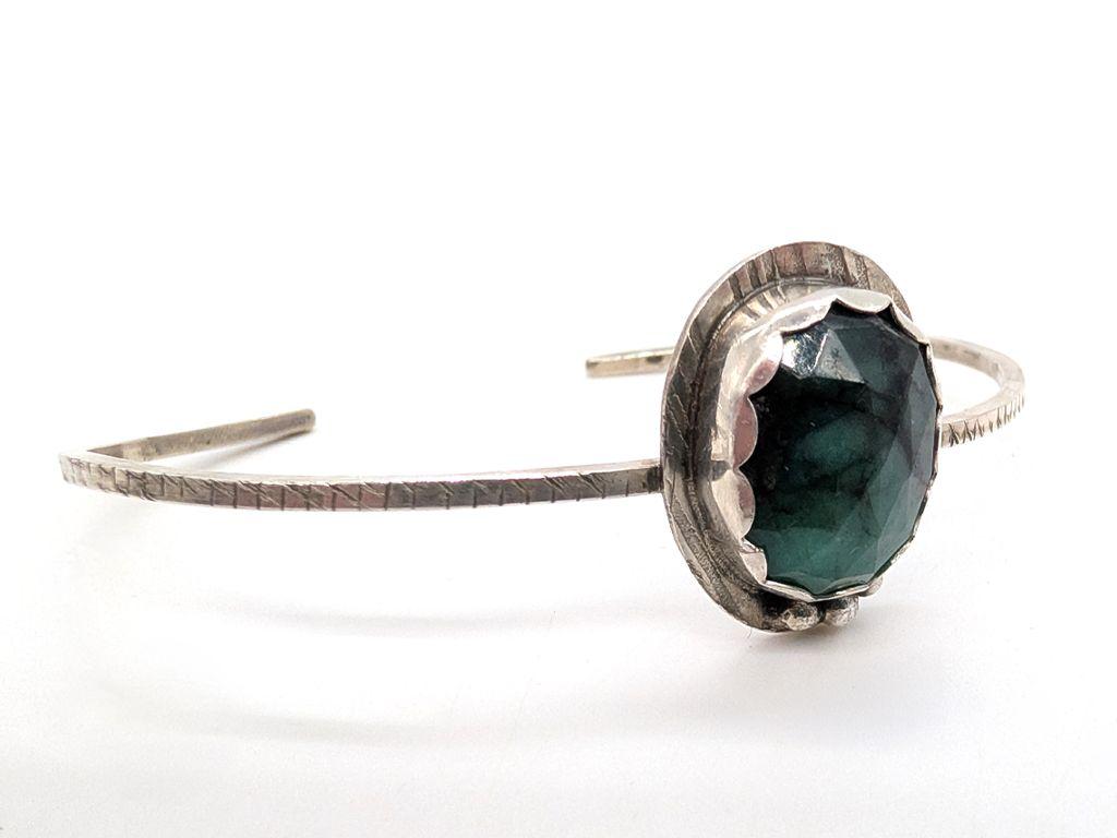 ''Peruvian Emerald Bracelet'' by Mary Lou Christie