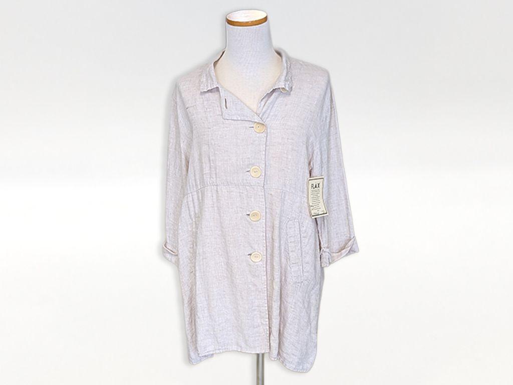 ''Flax Linen Jacket Size M''