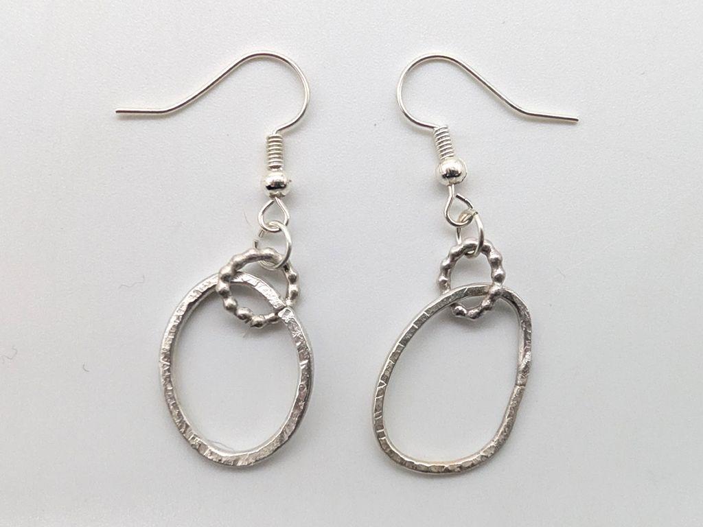 ''Sterling Loop Earrings'' by Faith Cleveland