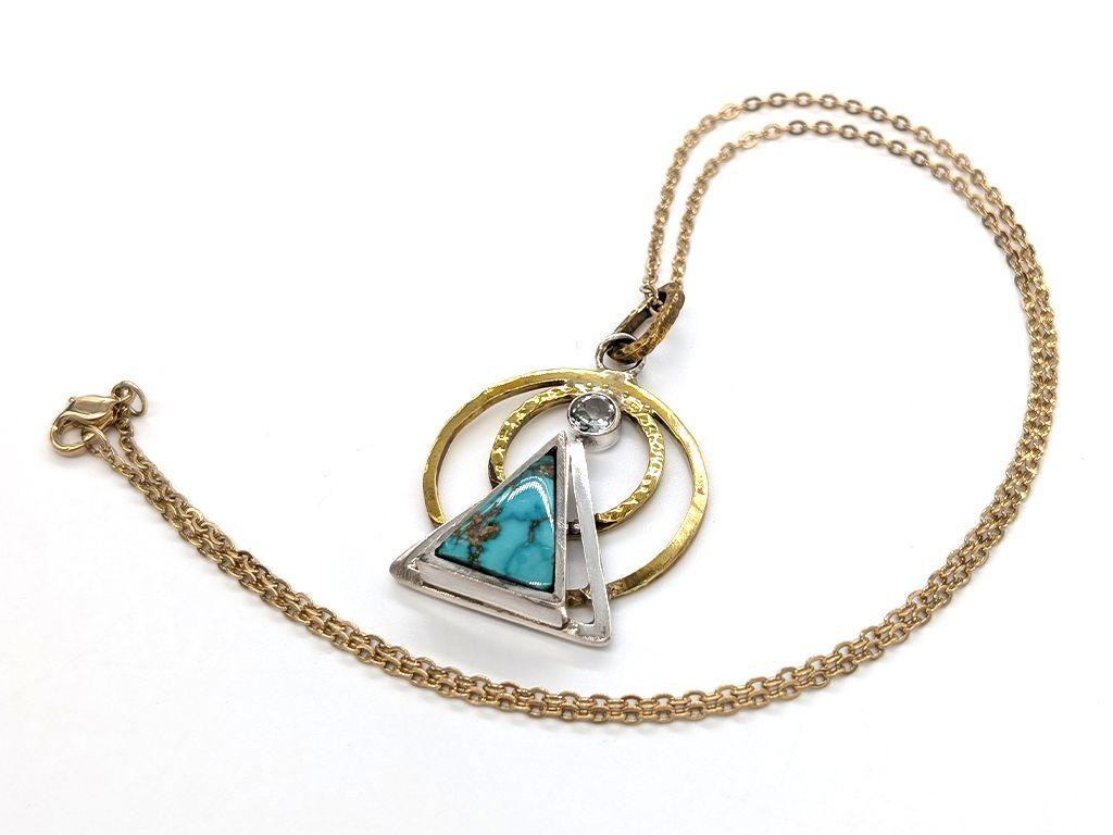 ''Kingman Turquoise Necklace'' by Dee Caiazza