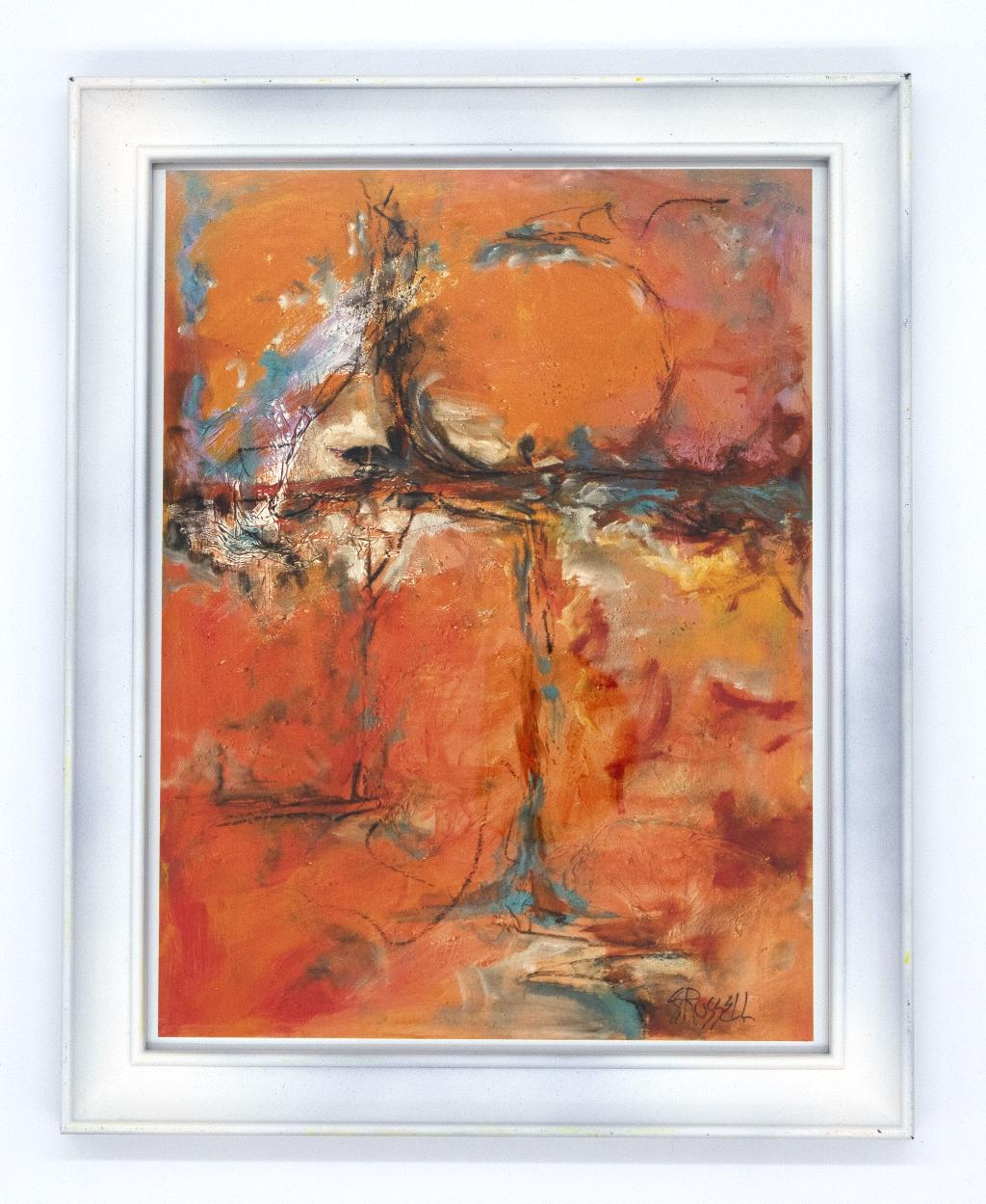 ''Fireside Sunset'' by Sara Russell