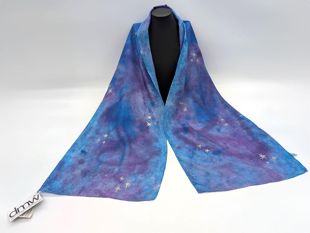 ''Interstellar'' Silk Scarf by Dawn Ward