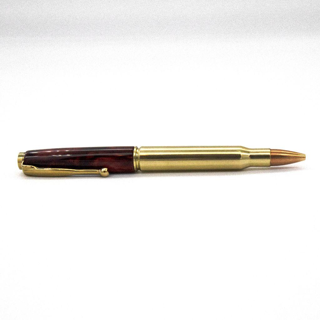 Turned Pen with Bullet Hardware by Lori Frank