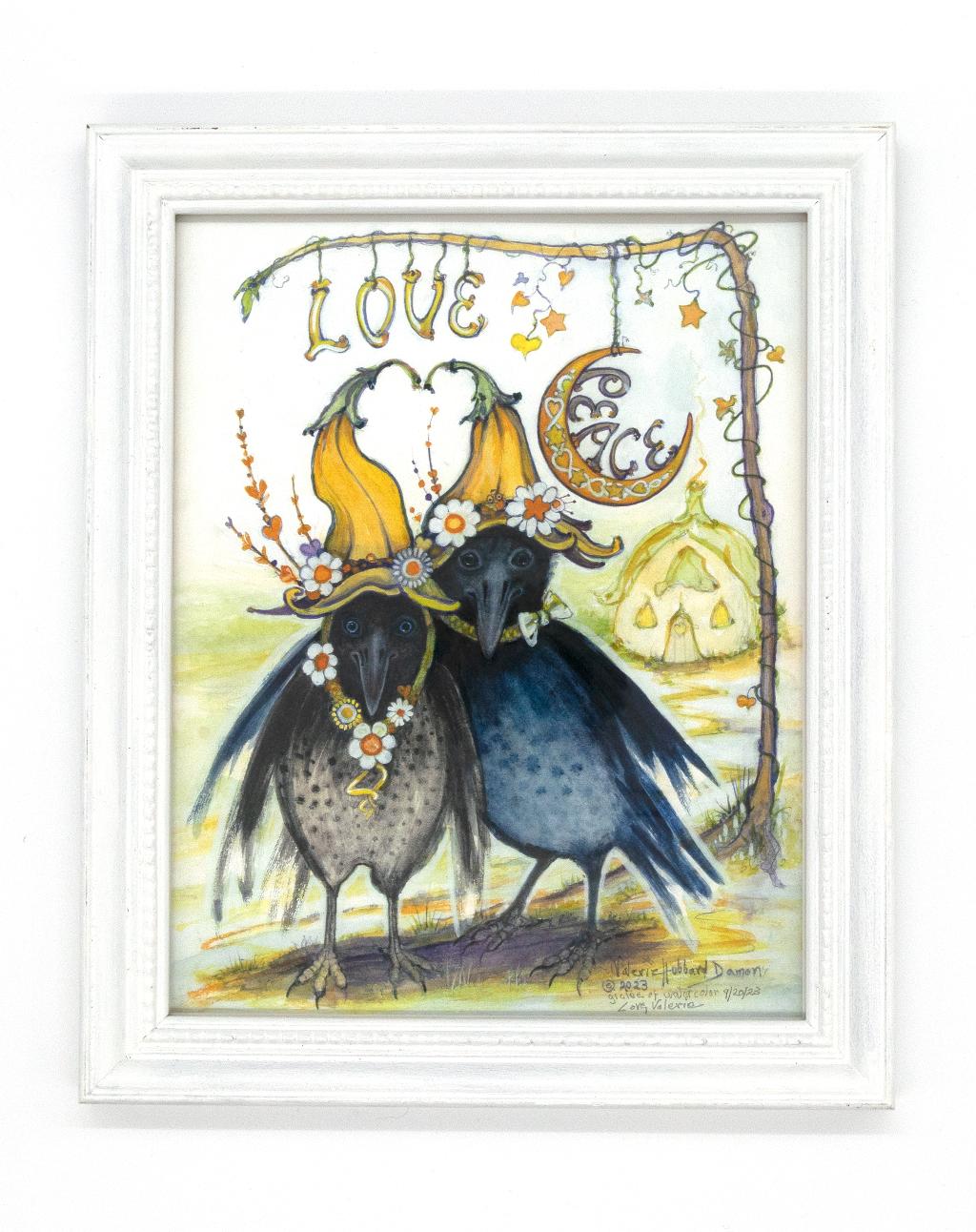 ''Two Crows'' by Valerie Damon