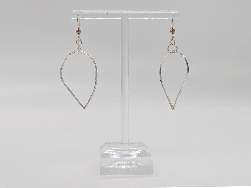 ''Sterling Teardrop Earrings'' by Faith Cleveland