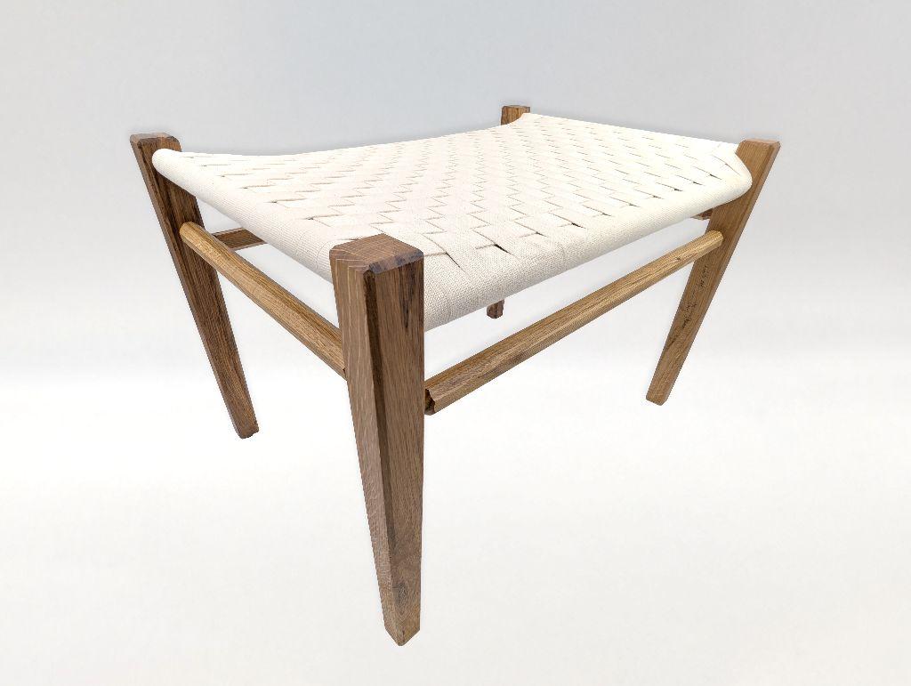 ''Shaker Tape Topped Bench'' by Doug Stowe