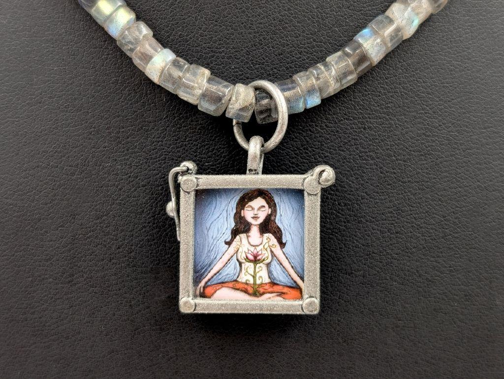 ''My Art in a Square Locket'' by Janalee Robison