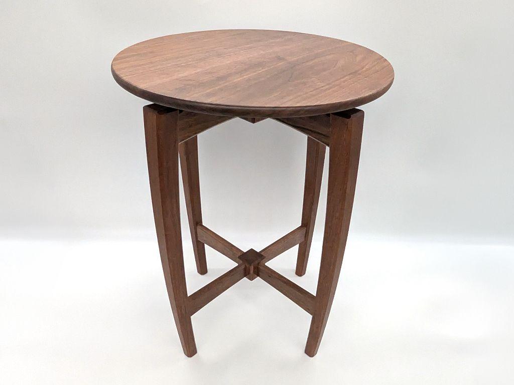 ''Walnut End Table'' by Larry Copas