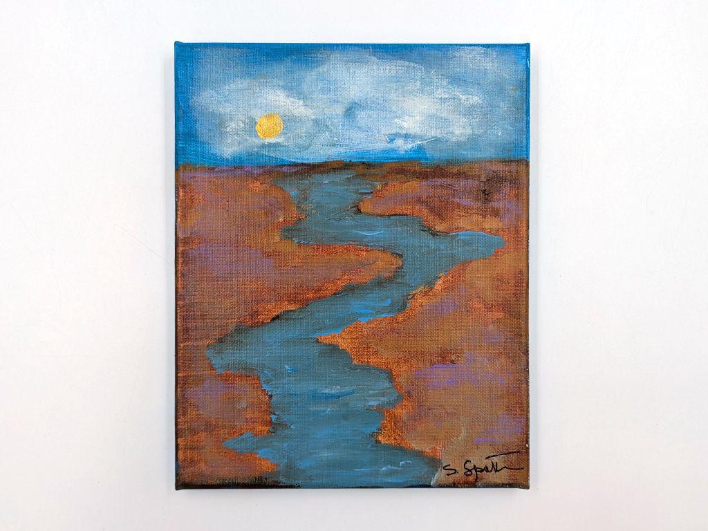 ''High Desert Stream'' by Sandra Spotts