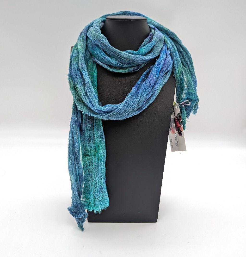 Hand-dyed scarf by Angela Robert