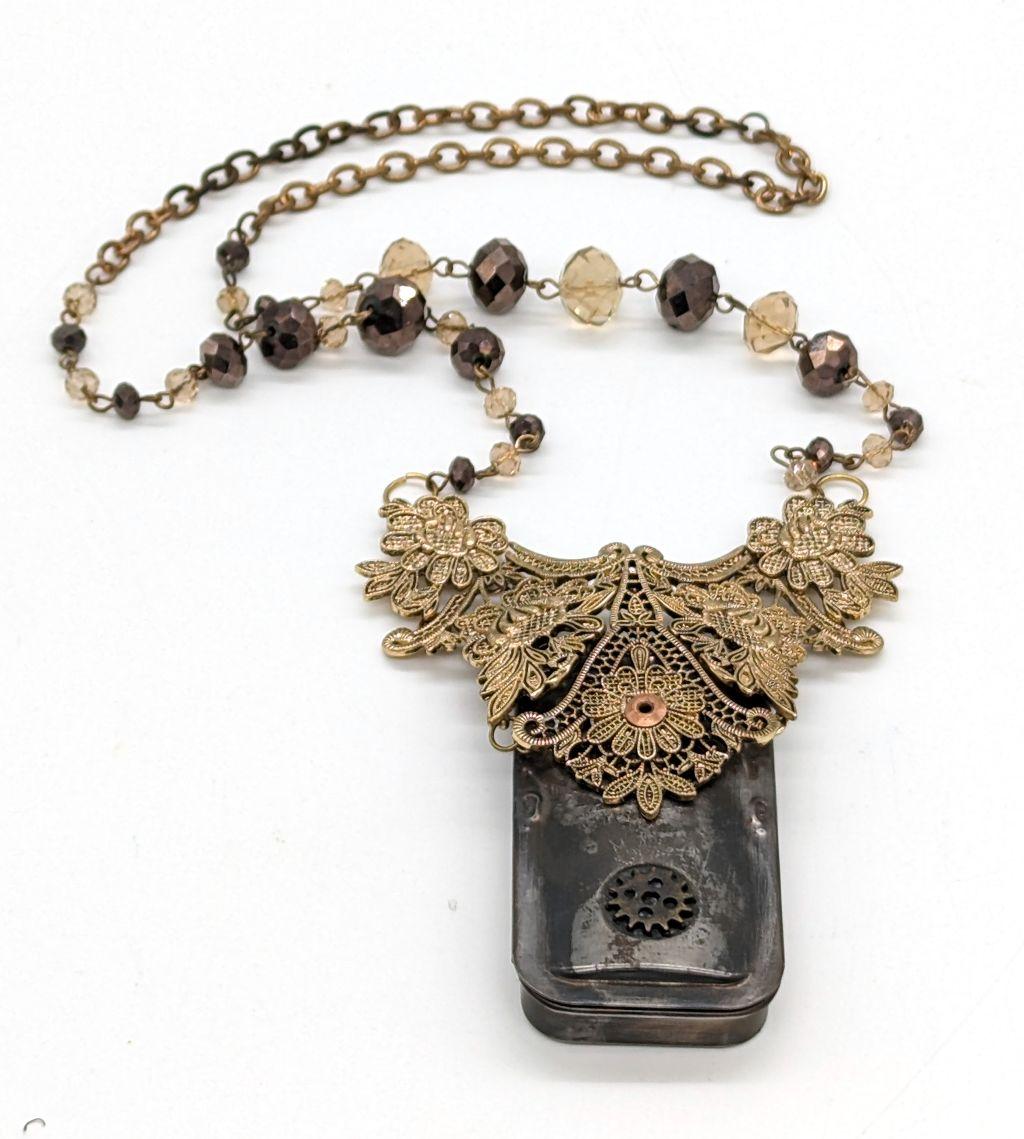 Victorian Steampunk Necklace by Mary Springer